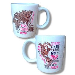 TAZA  DE CERAMICA  -MIRA QUE TE...