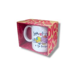 TAZA DE CERAMICA-JESUS TE AMA Y YO...