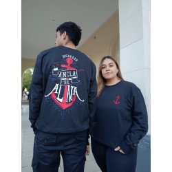 BUZO S ANCLA. NEGRO. BZO-N06 JDC.