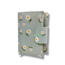 FUNDA MEDIANA CON SOLAPA,BROCHE Y...