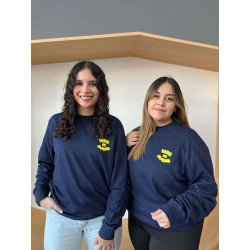 BUZO L DIOS ES BUENO. AZUL BZO-N14 JDC.