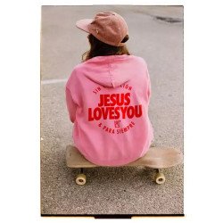 CAMPERA L. JESUS LOVES YOU. ROSA...