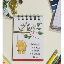 ANOTADOR ANILLADO MEDIANO S.F. TAPA...