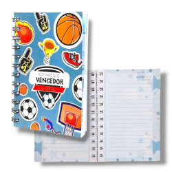 Cuaderno Chico Tipo Diario -soy Mas Que Vencedor En Cristo-.para Adolescentes.sf B 7008