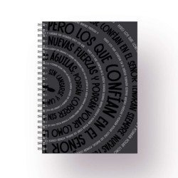 CUADERNO A4 ANILLADO TAPA FLEXIBLE SF...