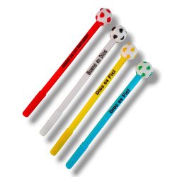 LAPICERA CON APLIQUE DE GOMA. PELOTA...