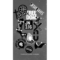 PLANCHA DE STICKERS CHONA