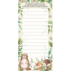 BLOCK ANOTADOR CON IMAN. EL SEÑOR ES...