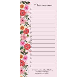 BLOCK ANOTADOR CON IMAN. BENDICE,...