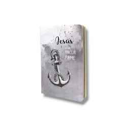 Cuaderno A5 Abrochado.tapa Flexible. Jesus Es Mi Ancla Firme. Cod B 6004
