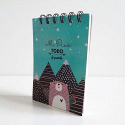 ANOTADOR ANILLADO MEDIANO S.F. TAPA...