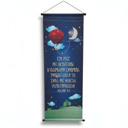 BANNER GRANDE SALMO 4:8