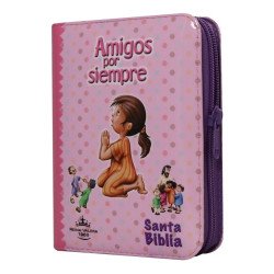 BIBLIA NIÑOS AMIGOS POR SIEMPRE ROSA...