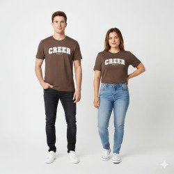 REMERA L .-CREER- MARRON RMA-C034