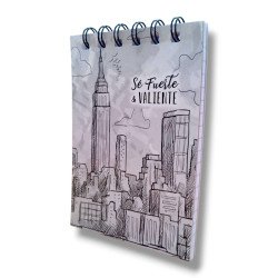 ANOTADOR ANILLADO MEDIANO S.F. TAPA...