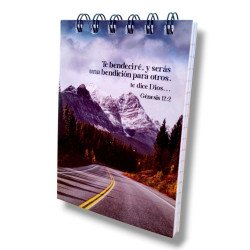 ANOTADOR ANILLADO MEDIANO S.F. TAPA...