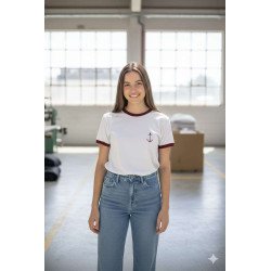 REMERA MUJER S ANCLA. BCA-BORDO....