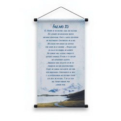 BANNER MEDIANO SALMO 23. MONTAÑA Y LAGO