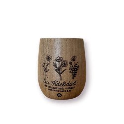 MATE DE MADERA ALGARROBO PERITA. SU...