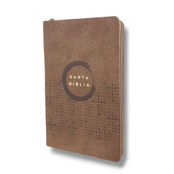 Biblia Nvi Ultrafina Con Cierre One Tone Marron