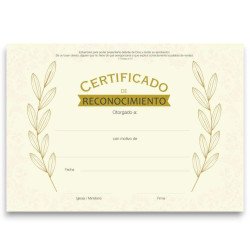 CERTIFICADO DE RECONOCIMIENTO.SF