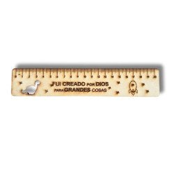 REGLA MADERA. FUI CREADO POR DIOS......