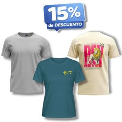 PACK X 3-REMERAS COMBINADAS JDC