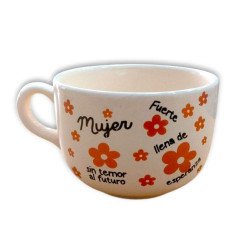 TAZON DE CERAMICA BEIGE - MUJER-