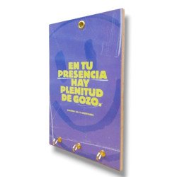 PORTA LLAVES EN TU PRESENCIA HAY...