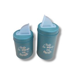 SET LATA YERBA Y AZUCAR VERDE. FRASES...