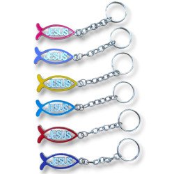 LLAVERO PEZ ESMALTADO