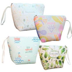 PORTA COSMÉTICOS BOLSO CON CIERRE Y...