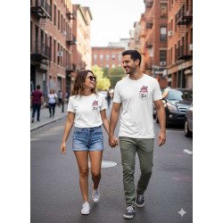 REMERA L GUARDA TU CORAZON. BLANCA. JDC