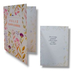 TARJETA ESPECIAL FELIZ CUMPLE MUJER...