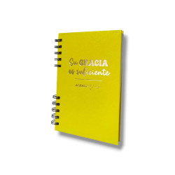 Agenda Perpetua Su Gracia Es Suficiente. Tapa Dura. Amarilla. A904