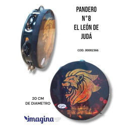 Pandero Profesional N8.- El León De Juda.