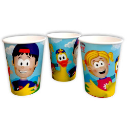 Pack Vasos Polipapel -feliz Cumpleaños Biper.