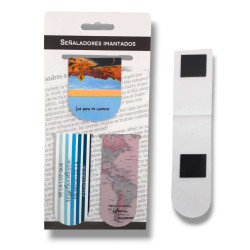 Pack Señalador Con Iman. 03 Gris