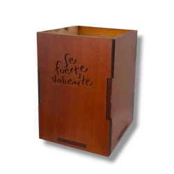 Lapicero Recto Chico. Fibroplus. Se Fuerte Y Valiente.
