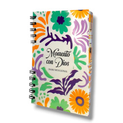 Diario Devocional Momentos Con Dios. Floral...a5 Anillado