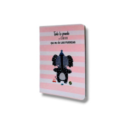 Cuaderno A5 Abrochado.tapa Flexible. Todo Lo Puedo En Cristo... Cod B 6001