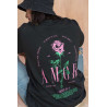 Remera L El Amor Nunca Deja De Ser.negra Rma-n08