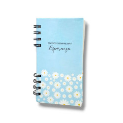Cuaderno Pocket Tapa Dura  Sf 17 X 9 Cm. En Dios Siempre Hay Esperanza  A 602
