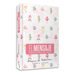 Biblia El Mensaje – Tapa Dura Rosa Floral