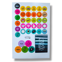 Plancha De Sticker Planificar O Biblejournaling.todo Lo Puedo En Cristo Sf