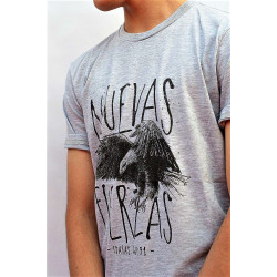 Remera L Nuevas Fuerzas Gris Claro
