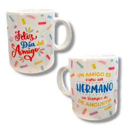TAZA DE CERAMICA SUBLIMADA.UN AMIGO...