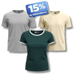 Pack X 3-remeras Basicas Jdc