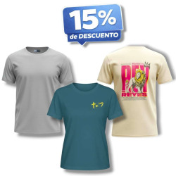 Pack X 3-remeras Combinadas Jdc