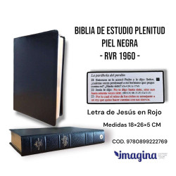 Biblia De Estudio Plenitud Piel Negra - Rvr1960